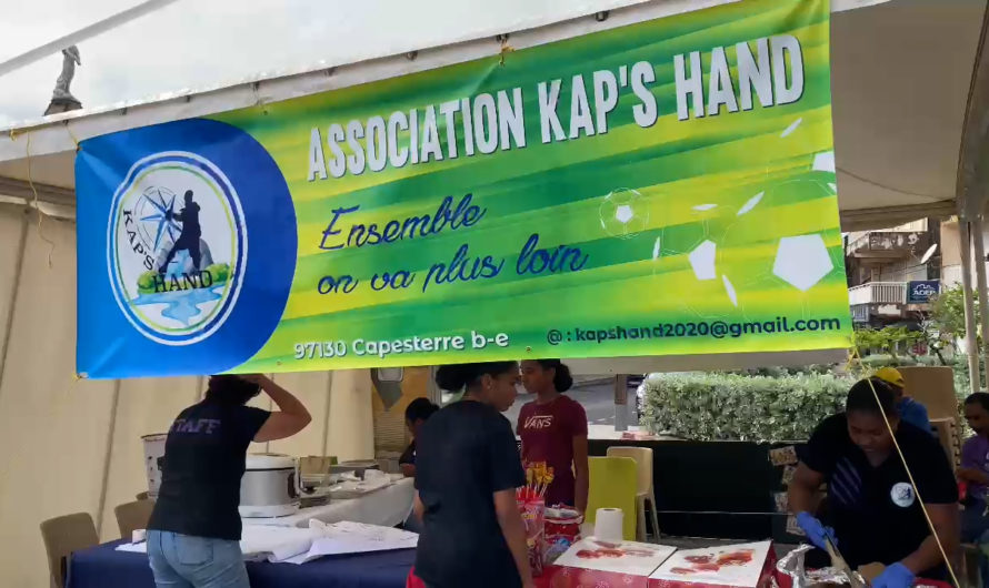CAPESTERRE BELLE-EAU : Retour sur la 1ere édition du  Marché de noël de l’association KAP’S HAND